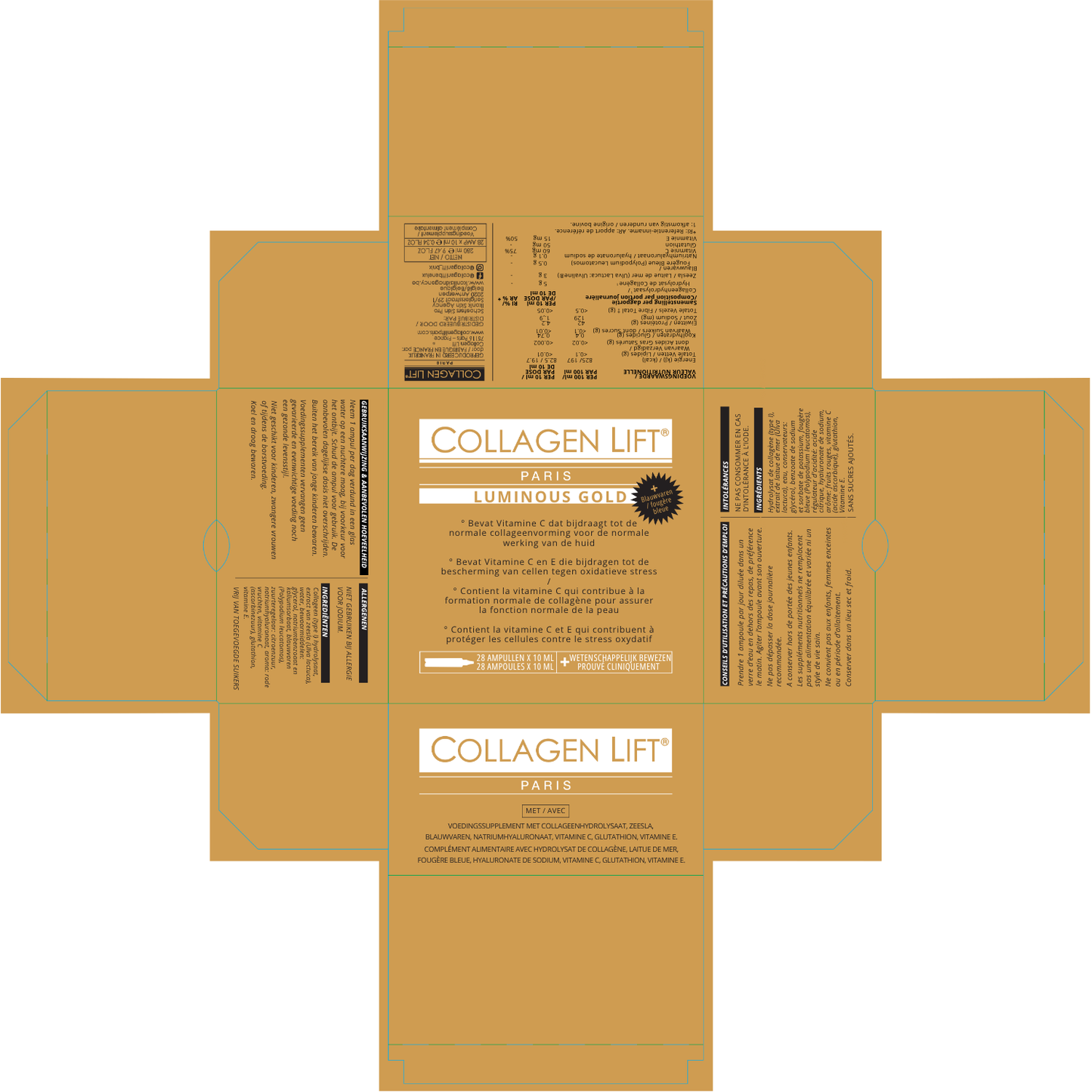 Luminous Gold collageen supplement